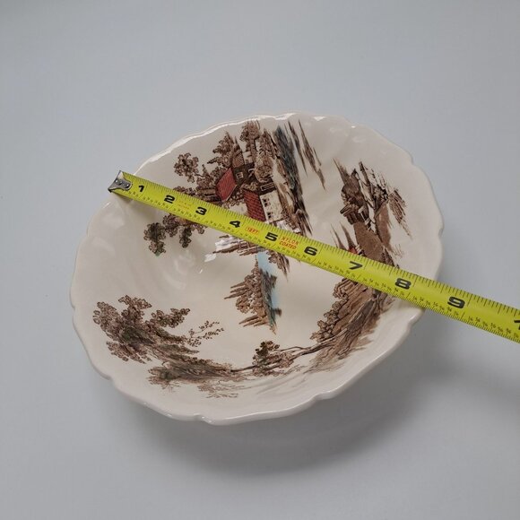 Johnson Bros The Old Mill Oval Serving Bowl Dish Made In England - Picture 6 of 9